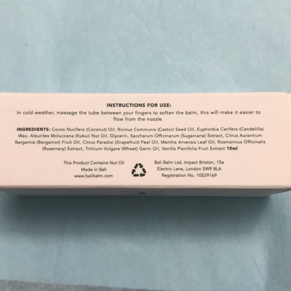 Bali Balm Bergamot & Grapefruit Lip Balm - Picture 4 of 6